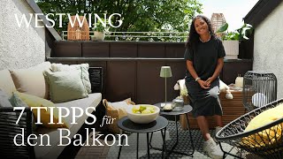 Balkon Ideen  Sommerliche Outdoor Tipps für Euer Zuhause  Makeover [upl. by Naoj]