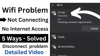 Wifi not connecting  Wifi problem  Wifi connected no internet access [upl. by Tollman]