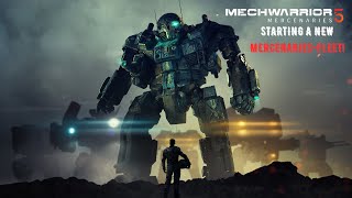 MECHWARRIOR 5 MERCENARIES LIVE STREAM STARTING A NEW MERCENARY COMPANY PLAYING INDEFINITELY [upl. by Christalle193]