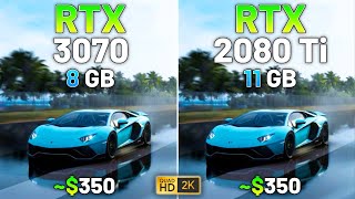 10 Games on RTX 3070 vs RTX 2080 Ti in 2023  1440p [upl. by Annavaig171]