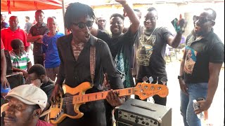 This bass player is a from a different planet Watch how he wowed the people with super energetic ja [upl. by Kenlee]