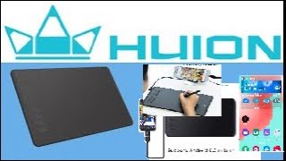 How to connect Huion Pen Tablet to Android phone How to solve no cursor issue [upl. by Felt554]