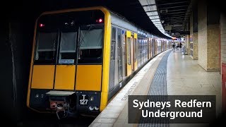 Sydney Trains Vlog 1527 Sydney’s Redfern Underground [upl. by Emya]