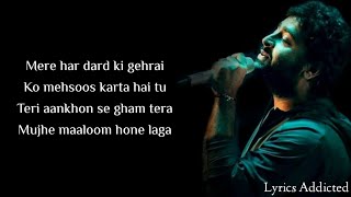 Saanson Ko jeene Ka Ishara Mil Gaya Full Song with Lyrics Arijit Singh Zid [upl. by Worl334]