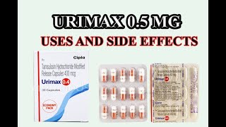 Urimax 04 mg uses and side effectseverything in detail [upl. by Hart]