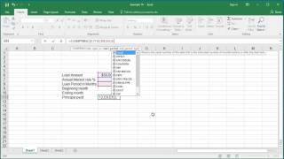 How to Calculate Cumulative Principal Amount paid using CUMPRINC function in Excel 2016 [upl. by Aynod]