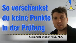 So verschenkst du keine Punkte in der Prüfung [upl. by Drummond]