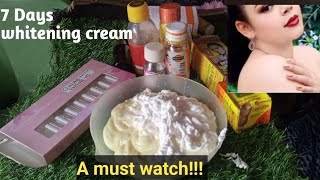 HOW TO PROMIX 7 DAYS HALF CAST WHITENING BODY LOTION to achieve 6 to 7 shade whiter skin [upl. by Nahum]