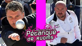 Zyskowski solide face à la FRANCE de Robineau en quart de lInternational à pétanque de Ruoms 2022 [upl. by Beckett]