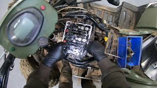 arctic cat 700 diesel valve adjustment [upl. by Reginnej]