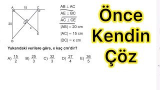 Geometri Sorularını Çözmenin Yolu [upl. by Iggep141]