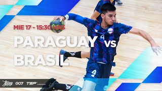 HANDBALL SCA SENIOR MASCULINO 2024  PARAGUAY vs BRASIL [upl. by Fairbanks815]