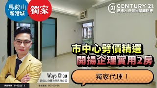 【馬鞍山新港城🏠】獨家代理❗市中心劈價精選，開揚企理 實用2房 馬鞍山專家Ways Chau真心推薦！👍🏼 [upl. by Olrak]