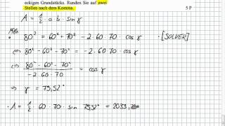 Abschlussprüfung MII  2011 HT A3  Realschule Bayern [upl. by Gefen589]