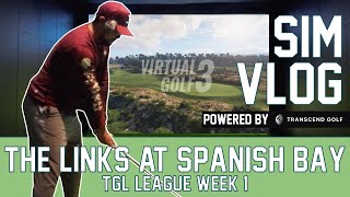 The Links at Spanish Bay  TGL League  Week 1  Trackman Vlog [upl. by Eads]