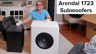 Arendal 1723 1S and 1V Subwoofers Unboxing and Overview [upl. by Adilen680]