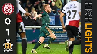 Match Highlights  Woking 01 Cambridge United  Emirates FA Cup [upl. by Kissner]