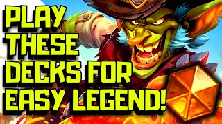 Best Hearthstone Decks For Legend Right Now Showdown In The Badlands [upl. by Lysander68]