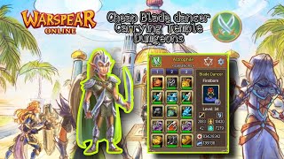 WARSPEAR ONLINE  CARRYING HARD TEMPLE DUNGEON BLADE DANCER GAMEPLAY [upl. by Coletta375]