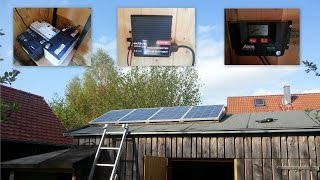 Solaranlage mit Eigenverbrauch  Aktueller Baufortschritt [upl. by Gaves77]