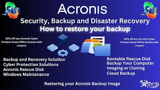 LIVE  How to Restore an Acronis Backup with Acronis Cyber Protect Home Office [upl. by Photima]