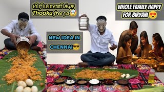 Thooku la biryani ah🤯Whole family happy for biryani🫂1599₹ combo [upl. by Aidnic631]