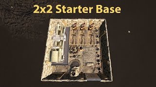 Ark Builds  2x2 Starter Base Design [upl. by Alarick]