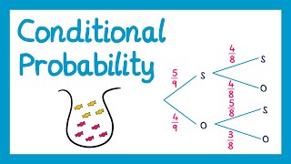 Conditional Probability  GCSE Higher Maths [upl. by Arahsal974]