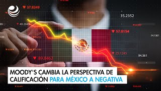 Moodys cambia la perspectiva de calificación para México a negativa [upl. by Yruama38]