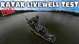 Testing My New Kayak Livewell  Kayak Fishing For Crappie 2023 [upl. by Cirilla]