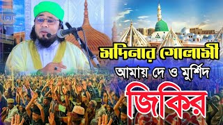 মদিনার গোলামী আমায় দে ও মুর্শিদ জিকির পীর মুফতি দেলোয়ার হোসেন মুজাহিদী [upl. by Ruth]