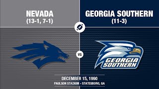 1990 IAA National Championship  Nevada vs Georgia Southern [upl. by Noneek919]