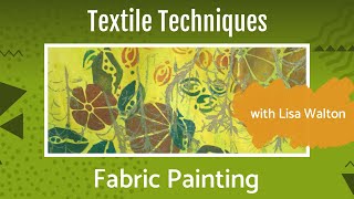 Fabric Painting the Easy Way [upl. by Rexana]