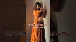 Try this hairstyle with lehenga trending viral hairstyle lehenga aesthetic desi [upl. by Nahgen]