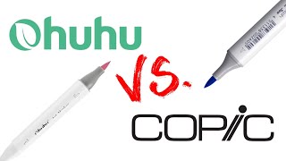 OHUHU VS COPIC  review of the 320 Honolulu Markers [upl. by Anialram206]