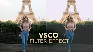 VSCO FILTER  VINTAGE Photo Effect in Photoshop [upl. by Esiom]