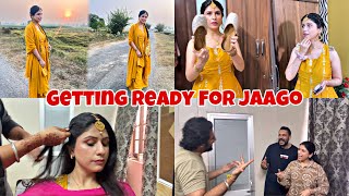 Jaago Ke Liye Bani Punjabi Jatti  First Time Getting Ready For Jaago [upl. by Yesnyl]