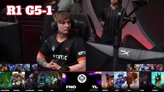 FNC vs TL  Game 1  Round 1 LoL MSI 2024 Main Stage  Fnatic vs Team Liquid G1 full game [upl. by Akinihs48]