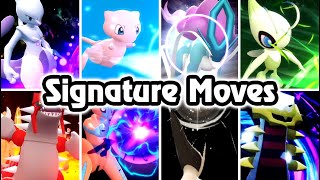 All Legendary Signature Moves  Pokémon Brilliant Diamond amp Shining Pearl HQ [upl. by Eilama]