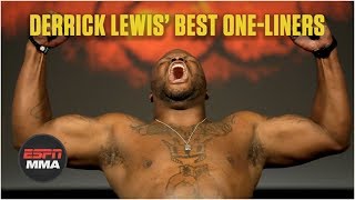 Derrick Lewis’ best oneliners in the UFC  ESPN MMA [upl. by Labotsirhc]