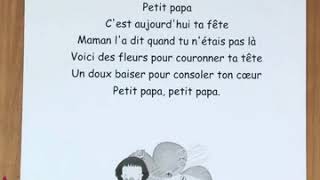 Chanson fête des pères  Petit papa [upl. by Ricardo]