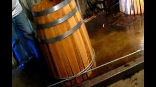 Making Wine Barrels at Nadalié Cooperage Calistoga California [upl. by Boice]