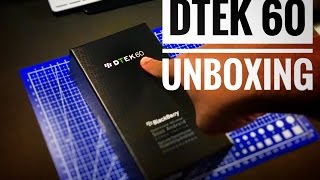 BlackBerry DTEK60 UNBOXING [upl. by Akimad873]