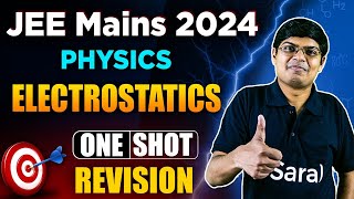 Electrostatics Class 12 One Shot  Physics All Concepts amp PYQs Covered  JEE Mains 2024 [upl. by Zelig]