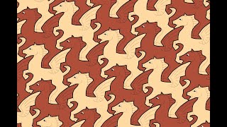 Understanding M C Eschers Pegasus tessellation [upl. by Ezara]