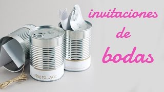 Mejores Invitaciones para Bodas creativas 2018 [upl. by Ruon109]