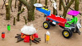 Diy diorama tractor making mini motor water pump science project drcreatorsnp [upl. by Karlene]