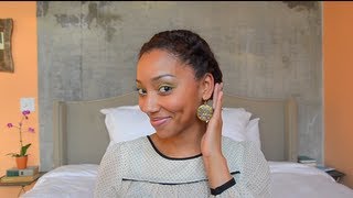 HAIR TUTORIAL A Braided Updo [upl. by Edorej]