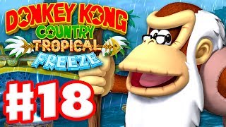 Donkey Kong Country Tropical Freeze  Gameplay Walkthrough Part 18  World 4 Secret Levels 100 [upl. by Nnylatsyrc]