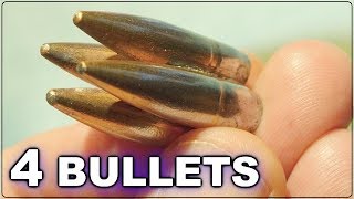 Shotgun Slug made from 4 Russian Rifle Bullets We test them [upl. by Blackmore]